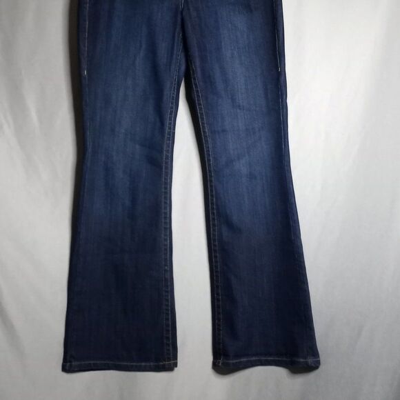 Premium Denim Jeans Women's Size 12 Lydia Bootcut Dark Wash Y2k - Picture 3 of 9